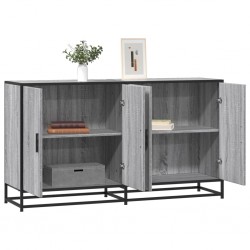 Sonata H Сайдборд, сив сонома, 134x35x76 см, инженерно дърво - Corpuri, vitrine, biblioteci modulare