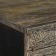 Sonata H Висока дъска 60x33x110 cm Масивна дървесина Манго
