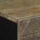 Sonata H Шкаф 90x33x75 cm Масивна дървесина Манго