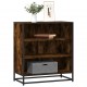 Sonata H Шкаф опушен дъб 68x35x76 cm Изработена дървесина и метал
