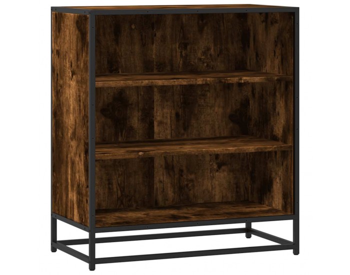 Sonata H Шкаф опушен дъб 68x35x76 cm Изработена дървесина и метал