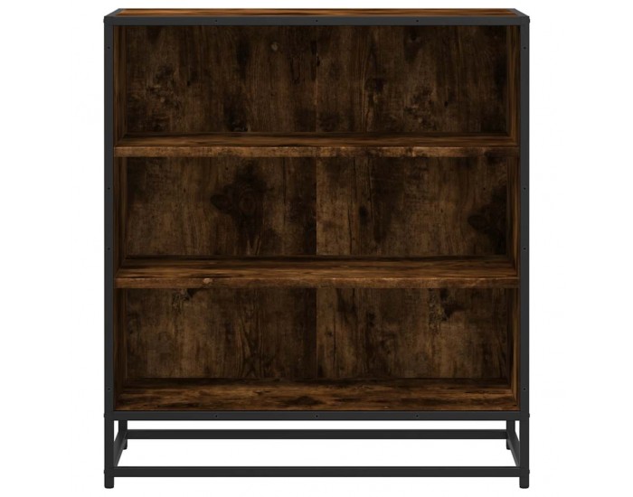 Sonata H Шкаф опушен дъб 68x35x76 cm Изработена дървесина и метал
