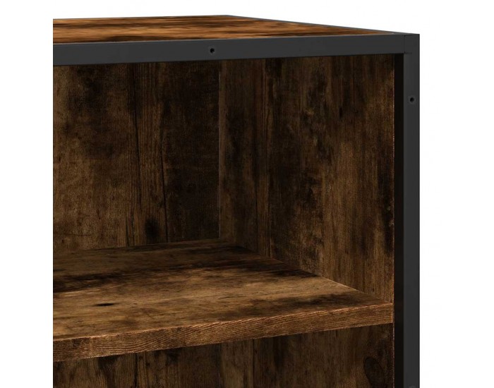 Sonata H Шкаф опушен дъб 68x35x76 cm Изработена дървесина и метал