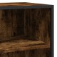 Sonata H Шкаф опушен дъб 68x35x76 cm Изработена дървесина и метал