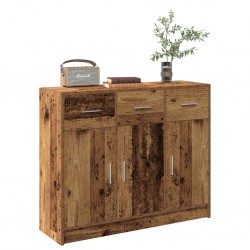 Sonata H Шкаф Old Wood 91x28x75 cm Инженерна дървесина - Corpuri, vitrine, biblioteci modulare