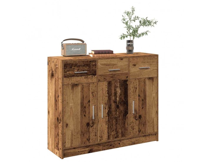 Sonata H Шкаф Old Wood 91x28x75 cm Инженерна дървесина