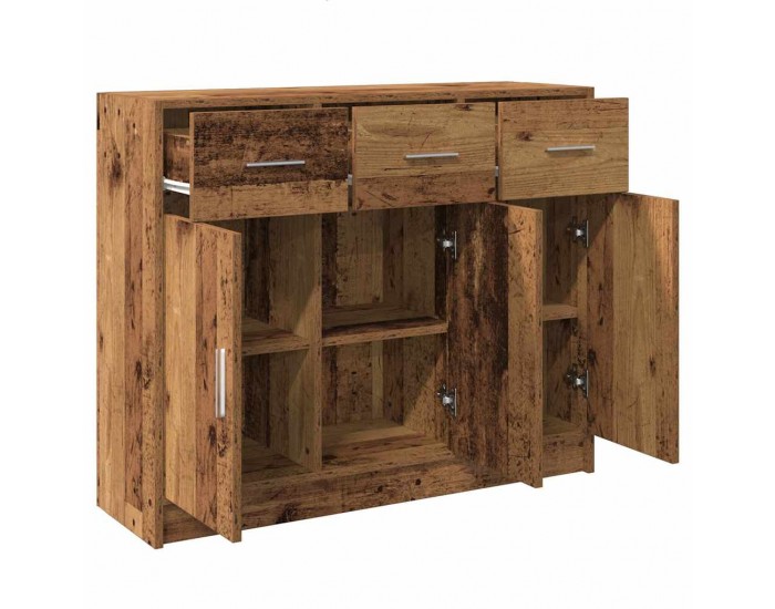 Sonata H Шкаф Old Wood 91x28x75 cm Инженерна дървесина