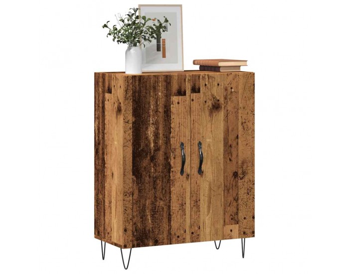 Sonata H Шкаф за хранене Old Wood 69,5x34x90 cm Инженерна дървесина