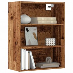 Sonata H Висящ шкаф за стена от старо дърво 69,5x32,5x90 cm - Corpuri, vitrine, biblioteci modulare