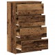 Sonata H Шкаф Old Wood 60x35x98,5 cm Инженерна дървесина