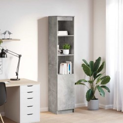 Sonata H Висока дъска Concrete Grey 37,5x35x180 cm Инженерна дървесина - Corpuri, vitrine, biblioteci modulare