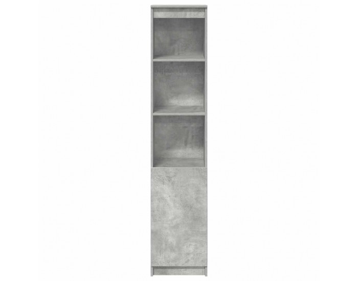 Sonata H Висока дъска Concrete Grey 37,5x35x180 cm Инженерна дървесина
