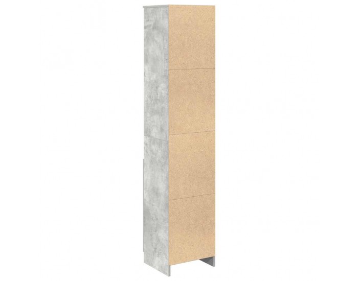 Sonata H Висока дъска Concrete Grey 37,5x35x180 cm Инженерна дървесина