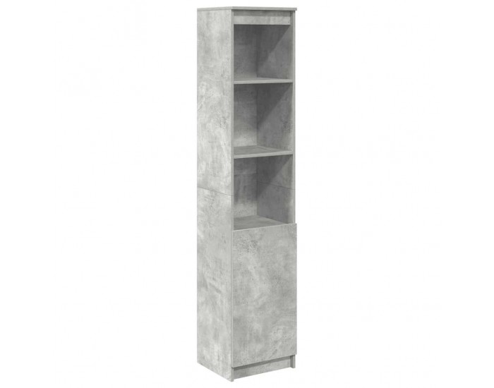 Sonata H Висока дъска Concrete Grey 37,5x35x180 cm Инженерна дървесина