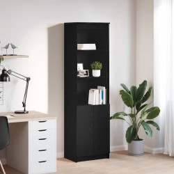 Sonata H Висок шкаф, Черен дъб, 50x35x180 cм инженерно дърво - Corpuri, vitrine, biblioteci modulare