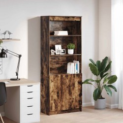 Sonata H Висок шкаф, опушен дъб, 70x35x180 см, инженерно дърво - Corpuri, vitrine, biblioteci modulare