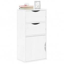 Sonata H Страничен шкаф с чекмеджета ODDA White 40x24x79 cm - Corpuri, vitrine, biblioteci modulare