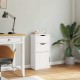Sonata H Страничен шкаф с чекмеджета ODDA White 40x24x79 cm