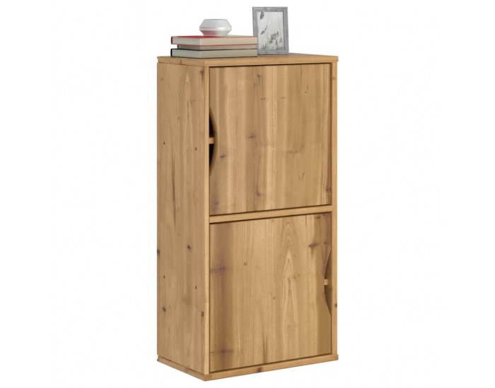 Sonata H Страничен шкаф ODDA 40x24x79 cm масивна дървесина бор