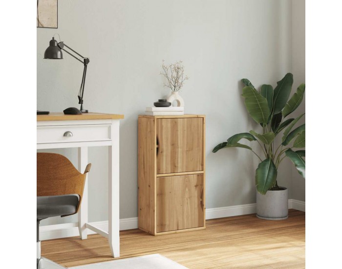 Sonata H Страничен шкаф ODDA 40x24x79 cm масивна дървесина бор