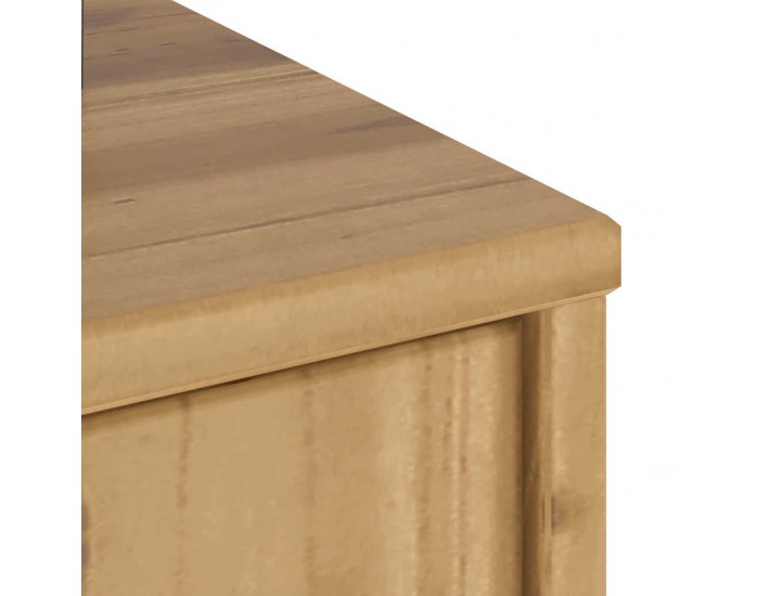 Sonata H Страничен шкаф ODDA 40x24x79 cm масивна дървесина бор