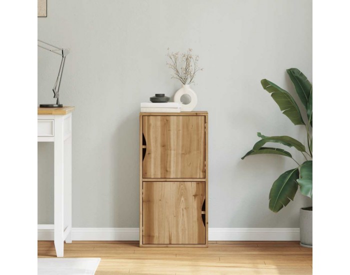 Sonata H Страничен шкаф ODDA 40x24x79 cm масивна дървесина бор
