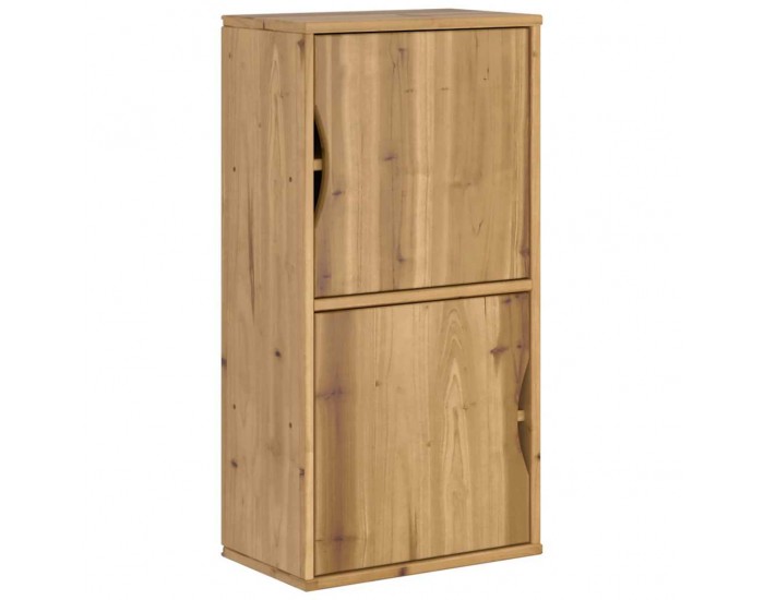 Sonata H Страничен шкаф ODDA 40x24x79 cm масивна дървесина бор