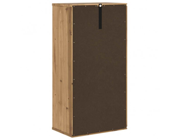 Sonata H Страничен шкаф ODDA 40x24x79 cm масивна дървесина бор