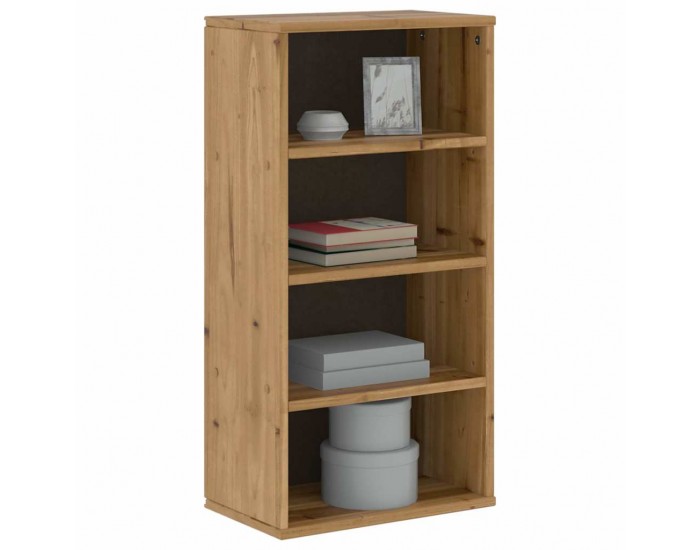 Sonata H Страничен шкаф ODDA 40x24x79 cm масивна дървесина бор