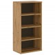 Sonata H Страничен шкаф ODDA 40x24x79 cm масивна дървесина бор