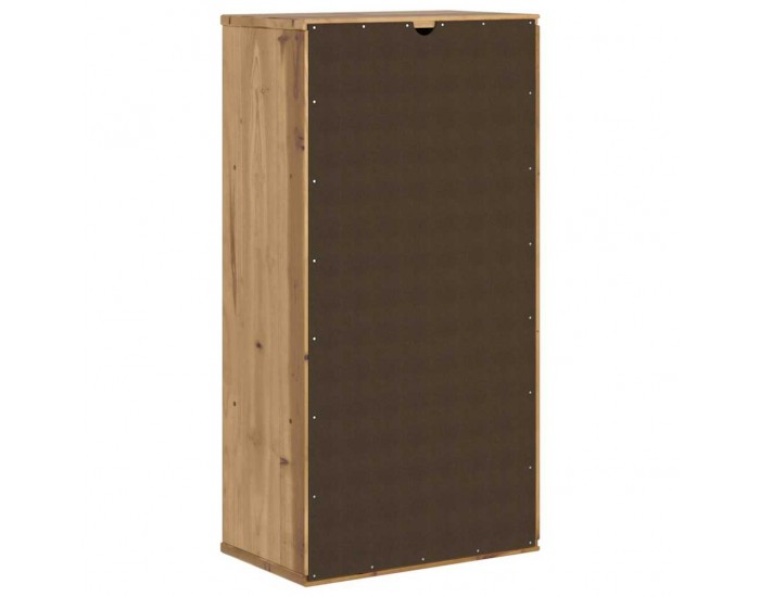 Sonata H Страничен шкаф ODDA 40x24x79 cm масивна дървесина бор