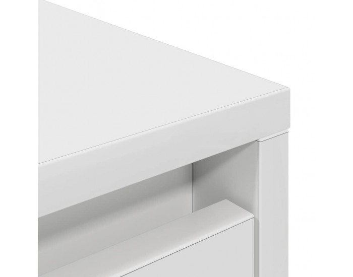 Sonata H Висок шкаф, бял 29,5x34x119,5 см, инженерно дърво