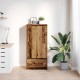 Sonata H Шкаф с чекмеджета, старо дърво 55,5x34x119,5 см инженерно дърво