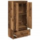 Sonata H Шкаф с чекмеджета, старо дърво 55,5x34x119,5 см инженерно дърво