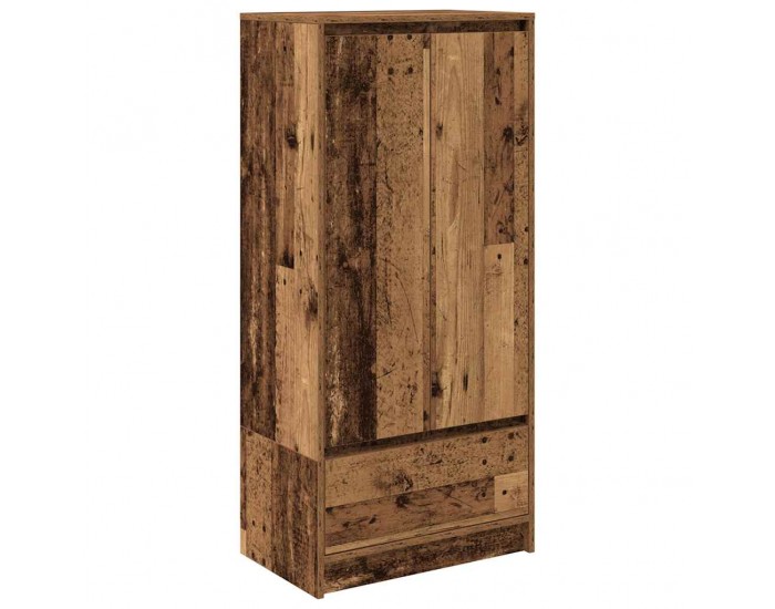 Sonata H Шкаф с чекмеджета, старо дърво 55,5x34x119,5 см инженерно дърво