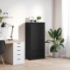 Sonata H Шкаф с чекмеджета, черен дъб 55,5x34x119,5 см, инженерно дърво