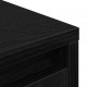 Sonata H Шкаф с чекмеджета, черен дъб 55,5x34x119,5 см, инженерно дърво