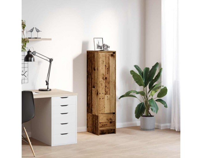 Sonata H Висока дъска Старо дърво 29,5x34x119,5 см инженерно дърво