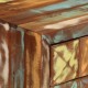 Sonata H Шкаф с чекмеджета пъстър 70x35x70 см регенерирано дърво масив