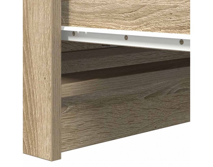 Sonata H Сайдборд, дъб сонома, 80x35x99 см, инженерно дърво