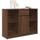 Sonata H Бюфет с чекмеджета, кафяв дъб 101x35x76 см инженерно дърво