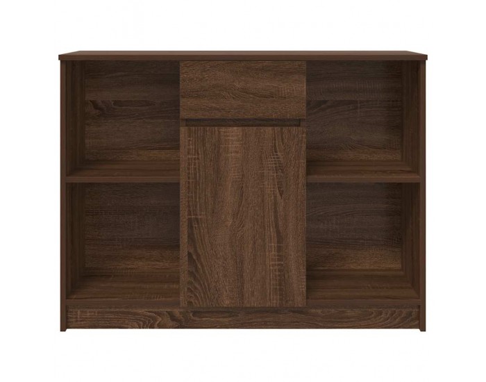 Sonata H Бюфет с чекмеджета, кафяв дъб 101x35x76 см инженерно дърво