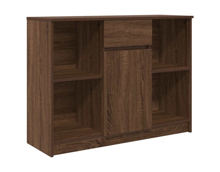 Sonata H Бюфет с чекмеджета, кафяв дъб 101x35x76 см инженерно дърво
