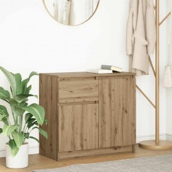 Sonata H Бюфет с чекмеджета, дъб артизан 71x35x65 см Инженерна дървесина - Living