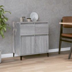 Sonata H Сайдборд, сив сонома, 60x35x70 см, инженерно дърво - Corpuri, vitrine, biblioteci modulare