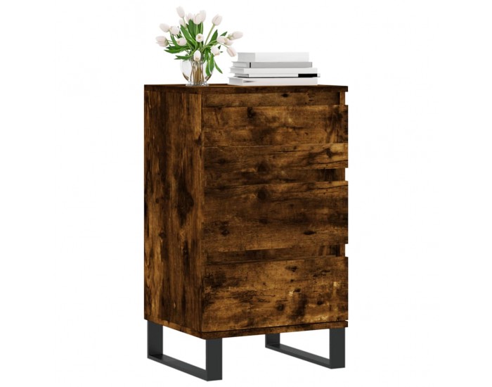 Sonata H Бюфет опушен дъб 40x35x70 см инженерно дърво