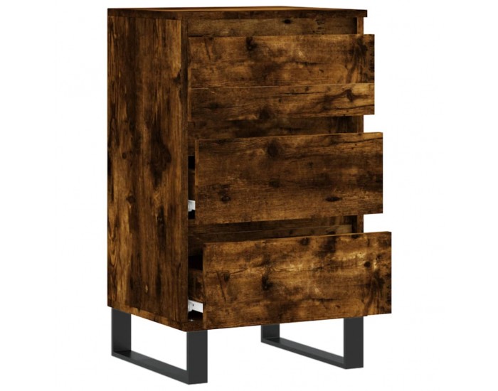 Sonata H Бюфет опушен дъб 40x35x70 см инженерно дърво