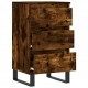 Sonata H Бюфет опушен дъб 40x35x70 см инженерно дърво