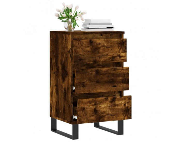 Sonata H Бюфет опушен дъб 40x35x70 см инженерно дърво