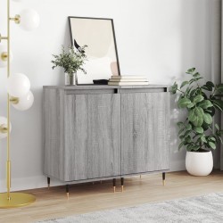 Sonata H Бюфети 2 бр сив сонома 40x35x70 см инженерно дърво - Living